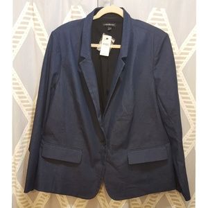 NWT Lane Bryant Denim Style Blazer